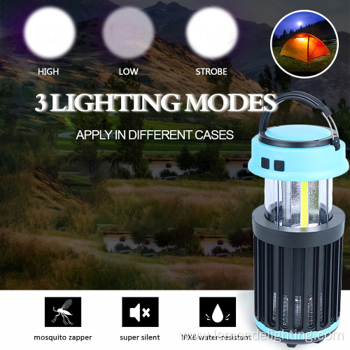 Hanging mosquito zapper LED Camping lantern lamp